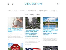 Tablet Screenshot of lisabelkin.com